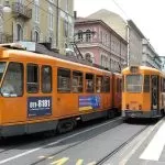 Torino saluta gli storici tram arancioni, arrivano i tram di vetro firmati Giugiaro