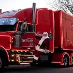 Babbo Natale torna a Torino con il camion gigante di Coca Cola